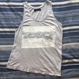 Zero + Maria Cornejo Asymmetrical Tank Top